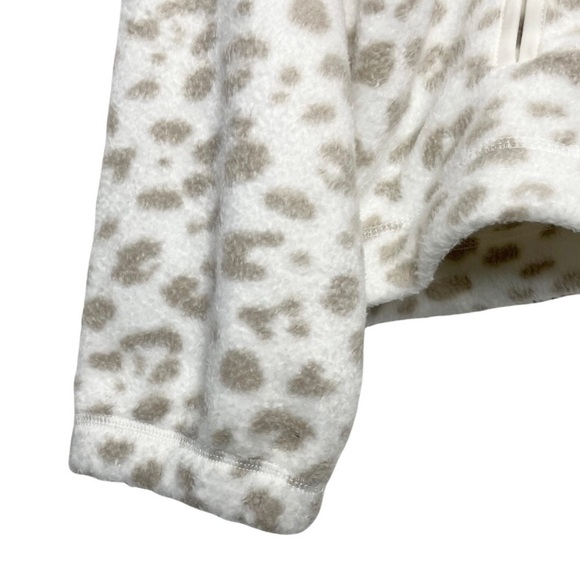 Thread & Supply X Stitch Fix Calista Leopard Half-Zip Fleece Jacket NWT - Picture 6 of 13